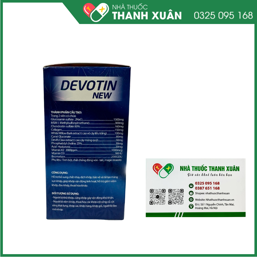 DEVOTIN New - Hỗ trợ bổ sung chất nhầy dịch khớp